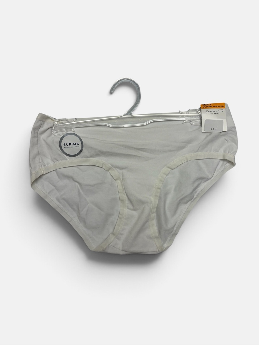 Women’s full coverage white panties